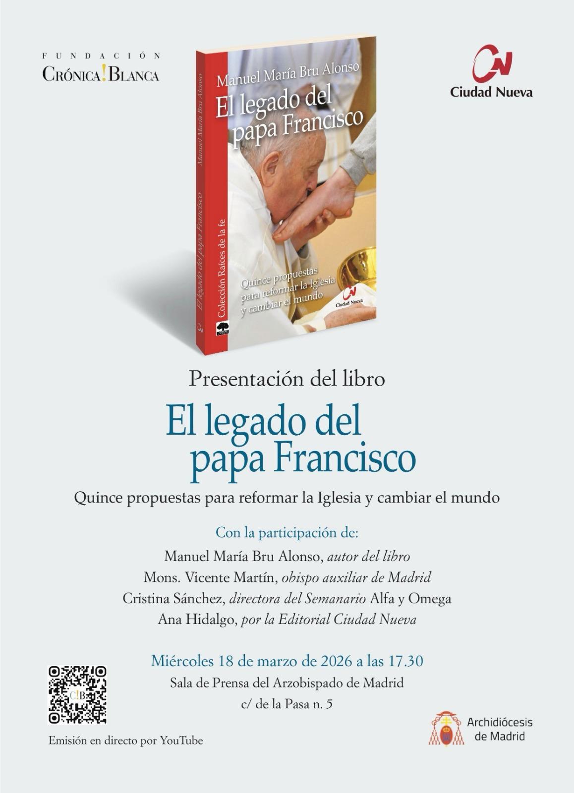 Nuevo libro de Manuel María Bru sobre el Papa Francisco